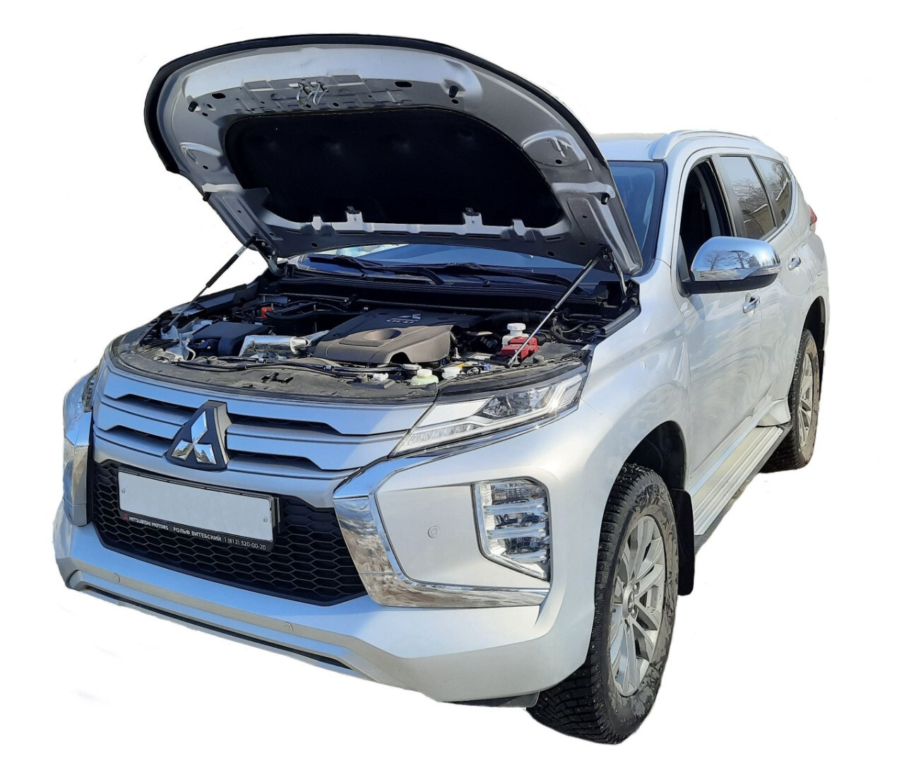 Амортизатор (упор) капота на Mitsubishi Pajero Sport 02-15(с 2021 г.в.)Autoinnovation