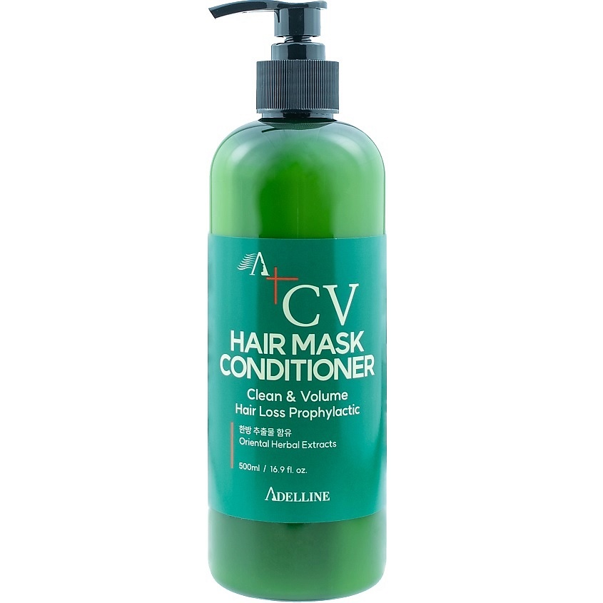 Маска-кондиционер Adelline Clean & Volume против выпадения волос, 500 мл