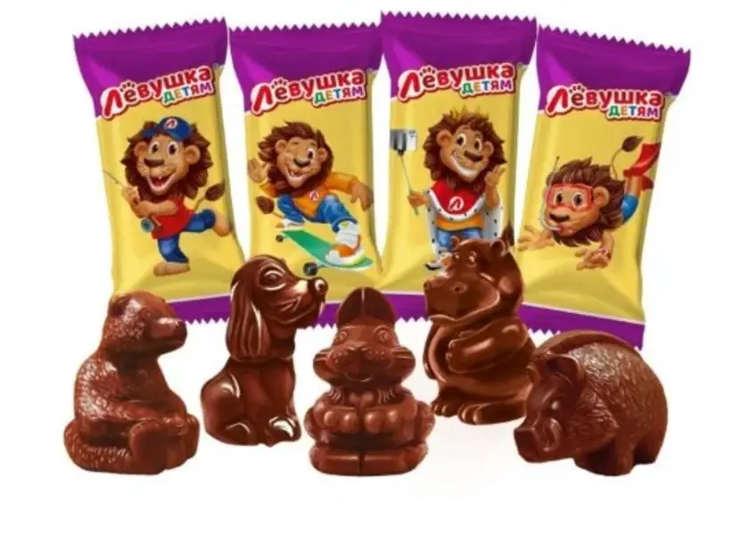 Конфеты Лёвушка детям Чудо-звери шоколадные, 270 г