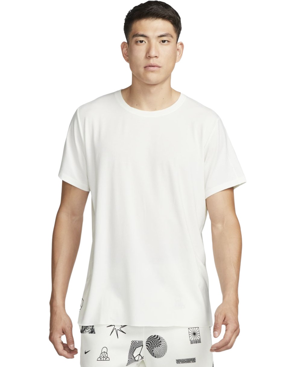 

Футболка мужская Nike DM8141-133 белая XL, M Yoga Dri-Fit Short-Sleeve Top