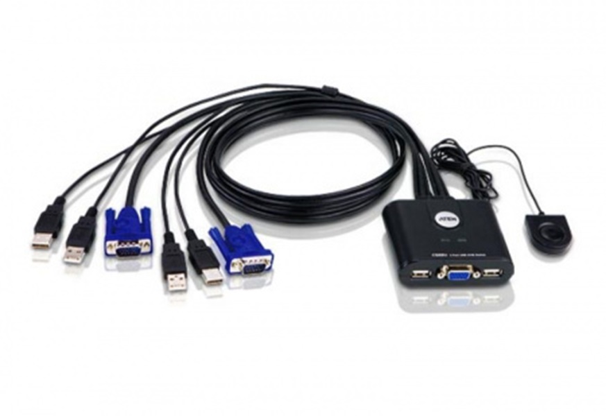 

KVM-переключатель Aten CS22U / CS22U-AT 2, Черный, CS22U / CS22U-AT 2