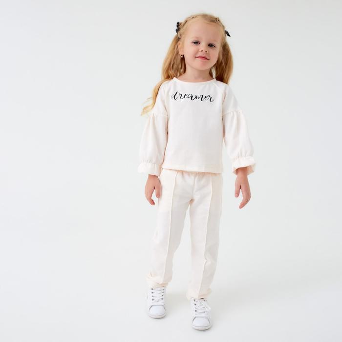

Брюки детские KAFTAN "Unicorn" р.32 (110-116), Бежевый