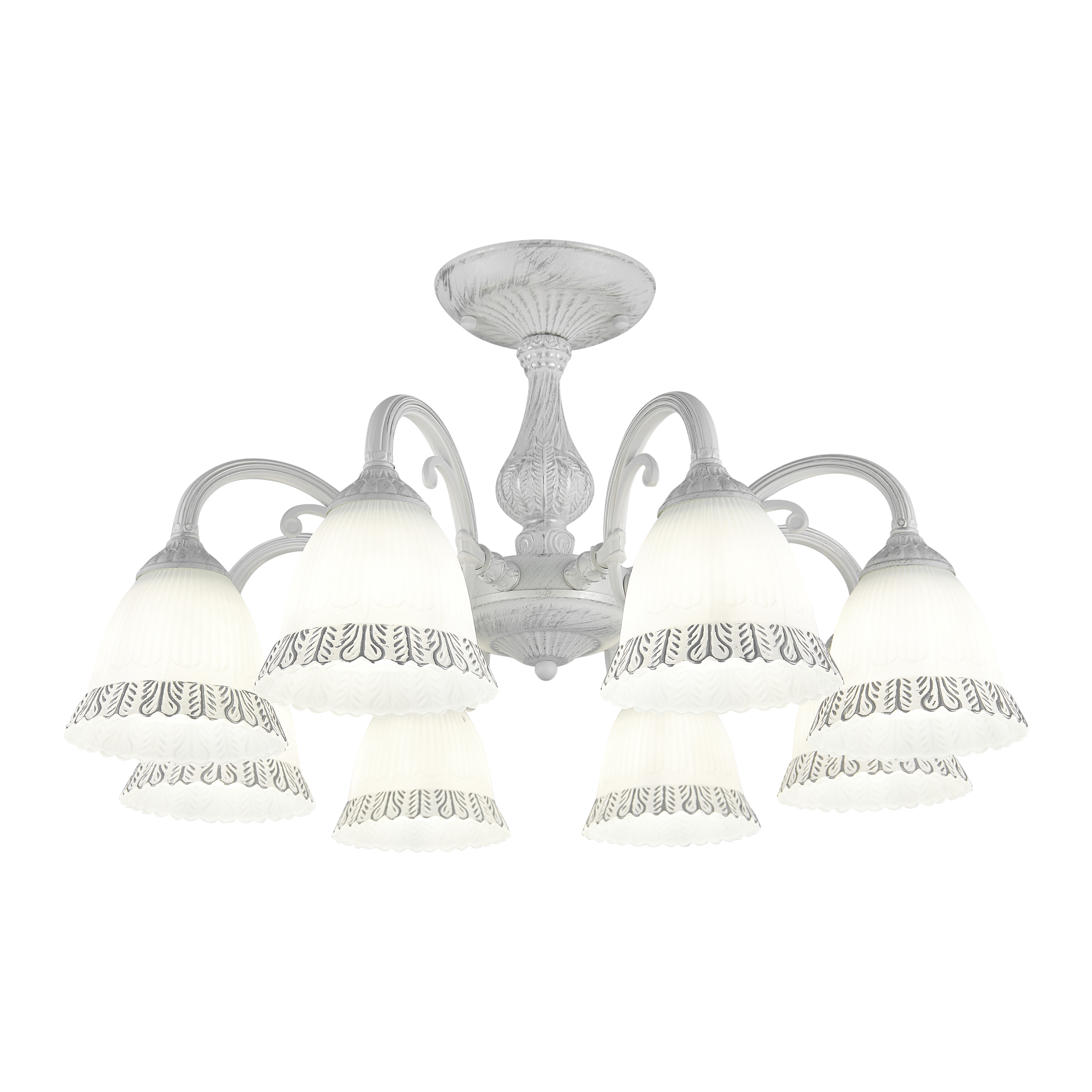 

Светильник потолочный Arte Perfetto Luce 3334.1258.8.WT.SL 6хE27х40W, 3334.1258.8.WT.SL
