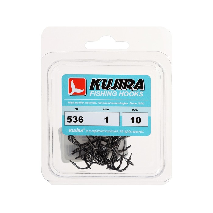 Крючки тройные Kujira 536 цвет BN 1 10 шт 65700₽