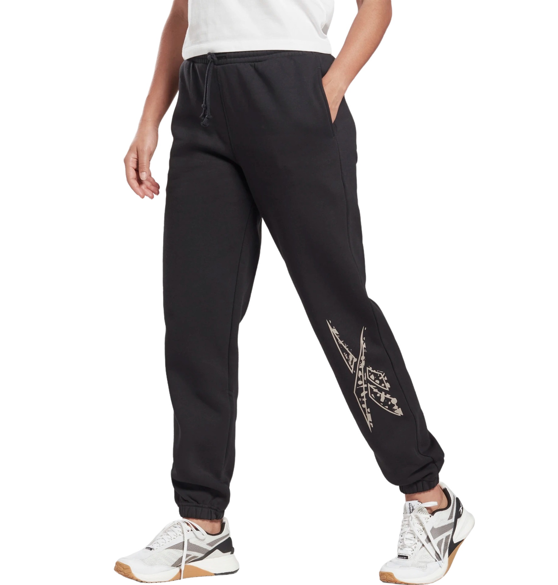 

Спортивные брюки женские Reebok HB1054 черные L, Modern Safari Jogger