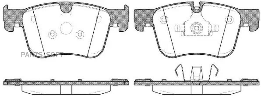 

Колодки дисковые п. \ Peugeot, Citroen C4 Picasso 1.6/1.6HDi 13 1шт REMSA 156000 1560 00