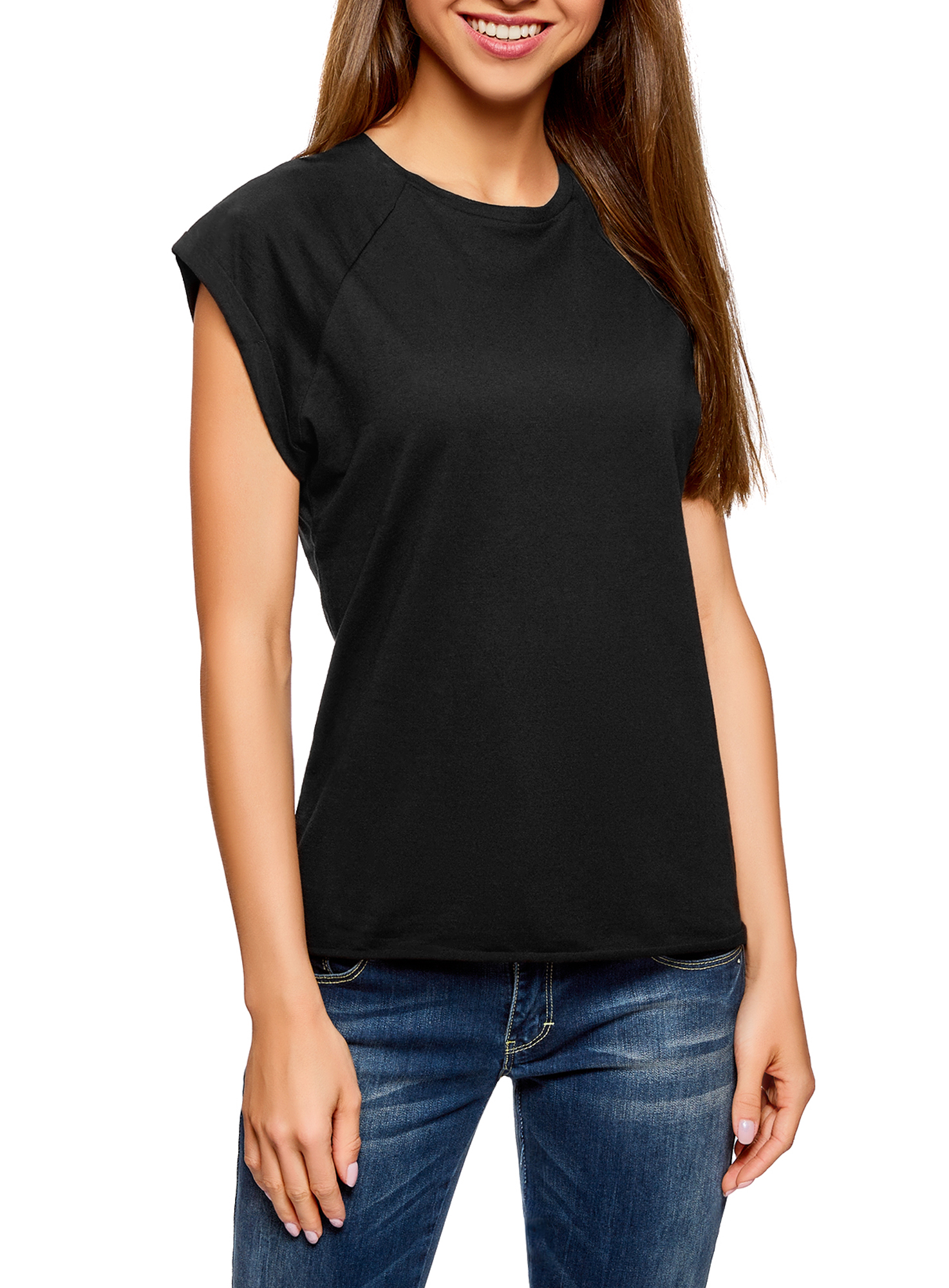 Комплект футболок женских oodji 14707001T2 черных S