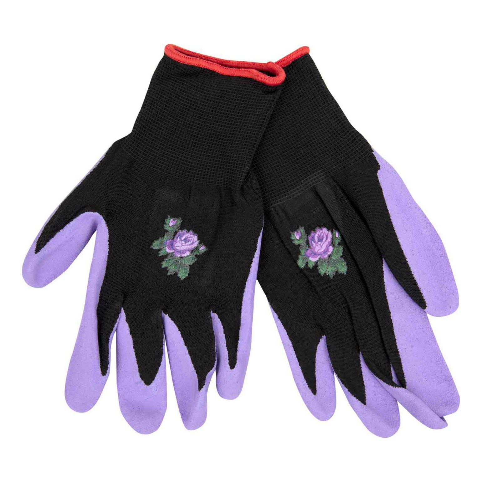 Перчатки садовые Tegera фиолетовые в ассортименте (размер по наличию)