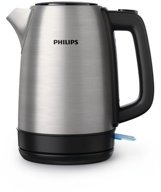 Чайник электрический Philips HD9350/90 1.7 л серебристый philips electric kettle tea pot 1 7l auto power off protection water boiler instant boiling heating stainless steel hd9350 90