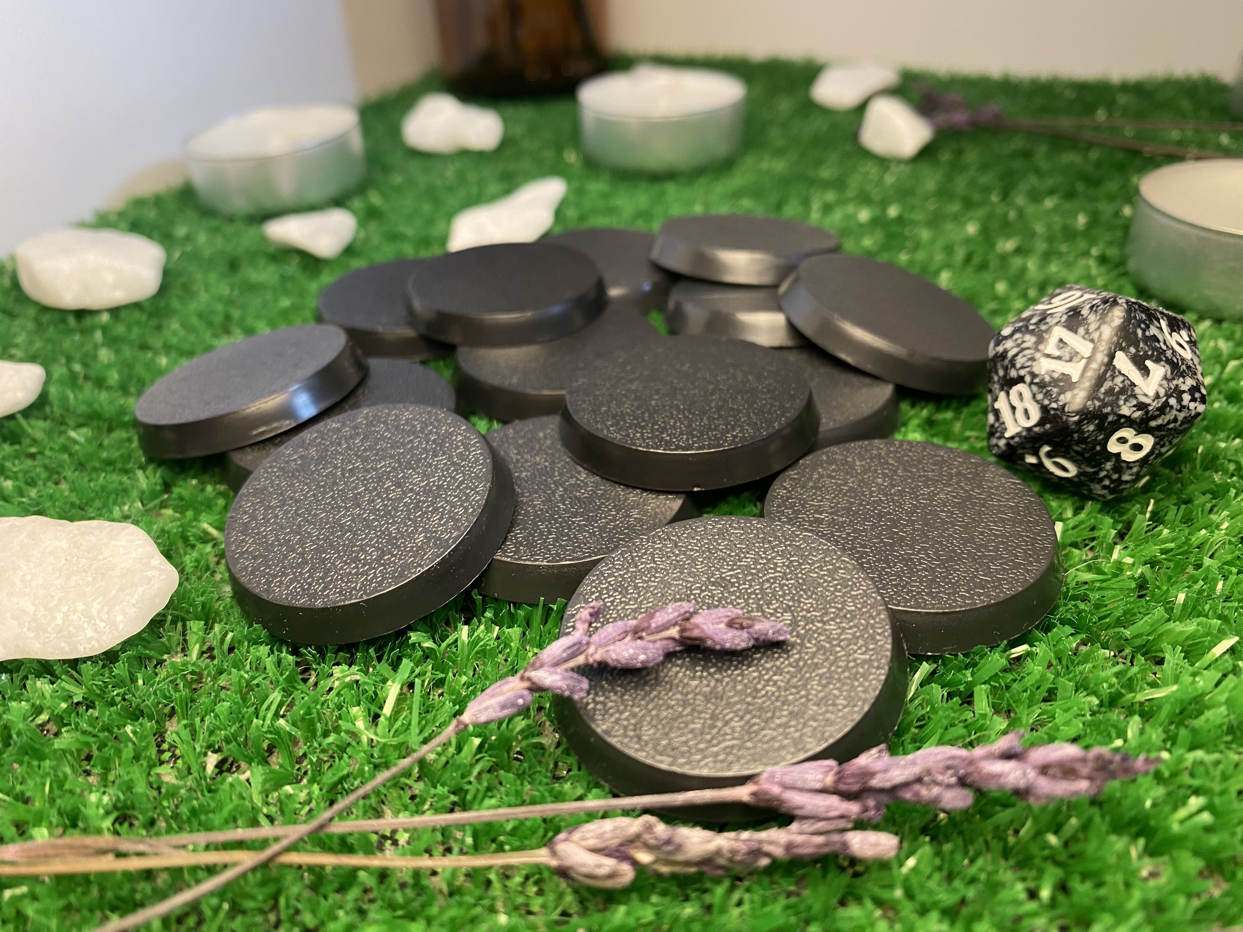 

Подставки для миниатюр 32 мм, круглые 15 штук, ТСМ_БЗ_00031