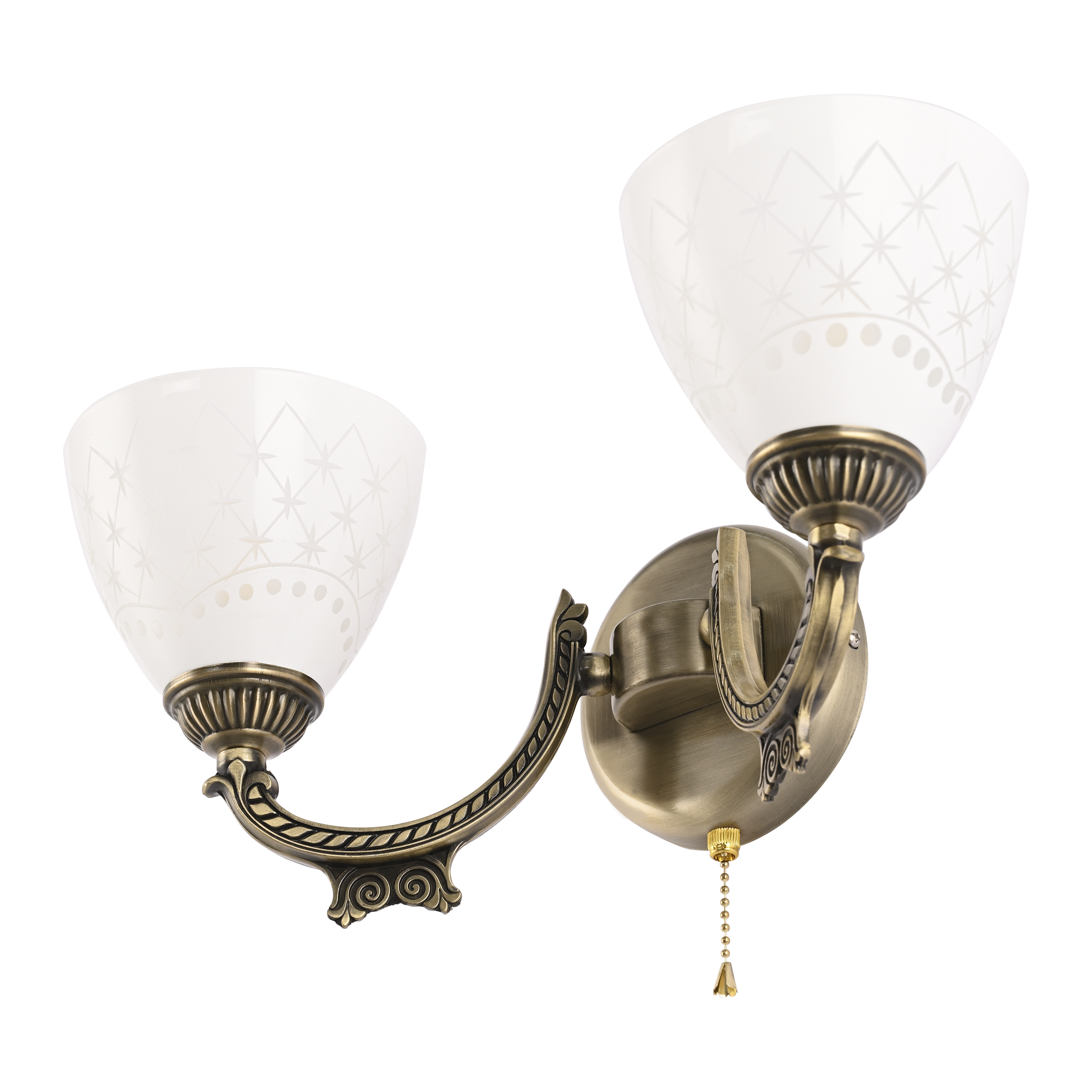 

Бра Arte Perfetto Luce 3334.8494.2W.AB 2хE27х40W, 3334.8494.2W.AB