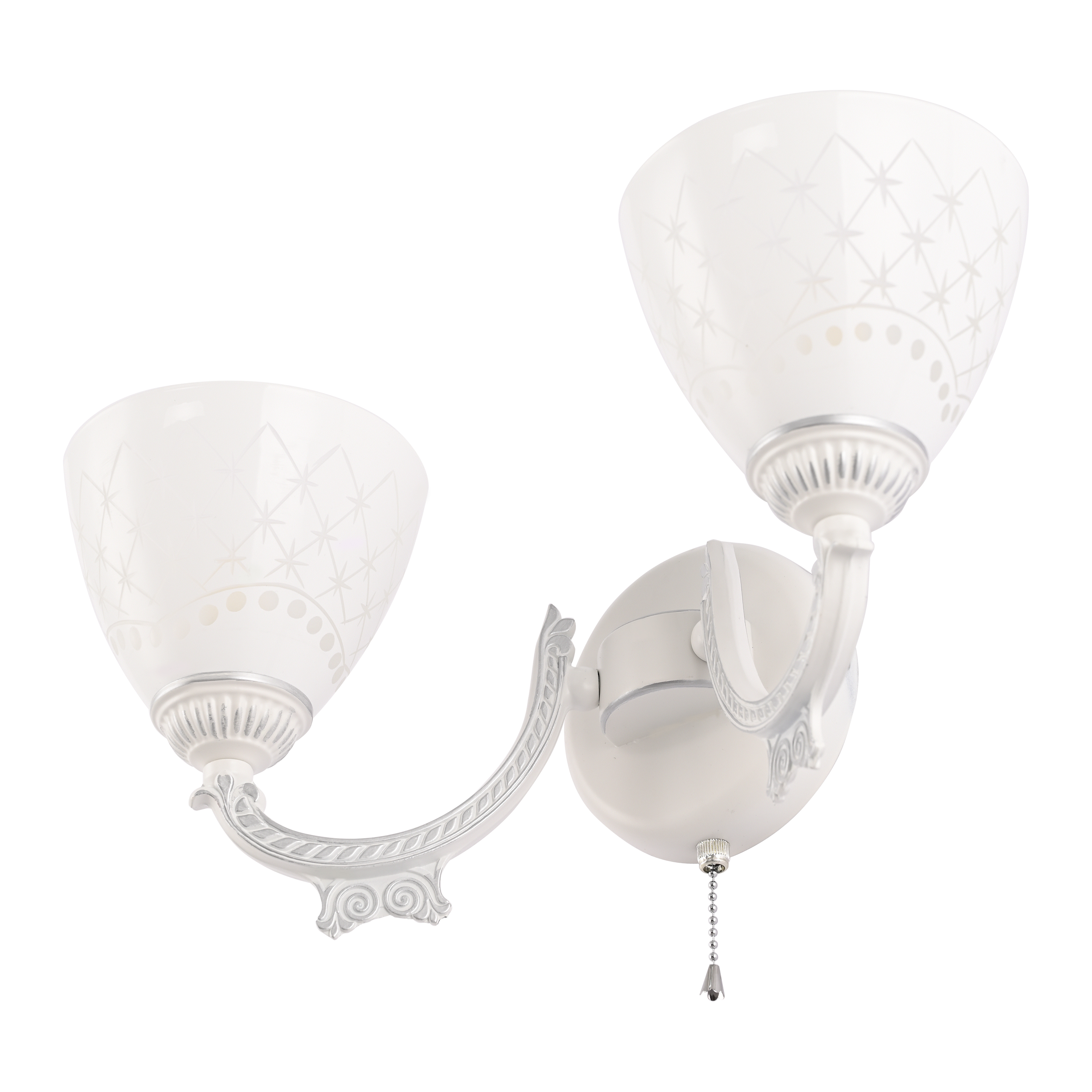 

Бра Arte Perfetto Luce 3334.8494.2W.WT.SL 2хE27х40W, 3334.8494.2W.WT.SL
