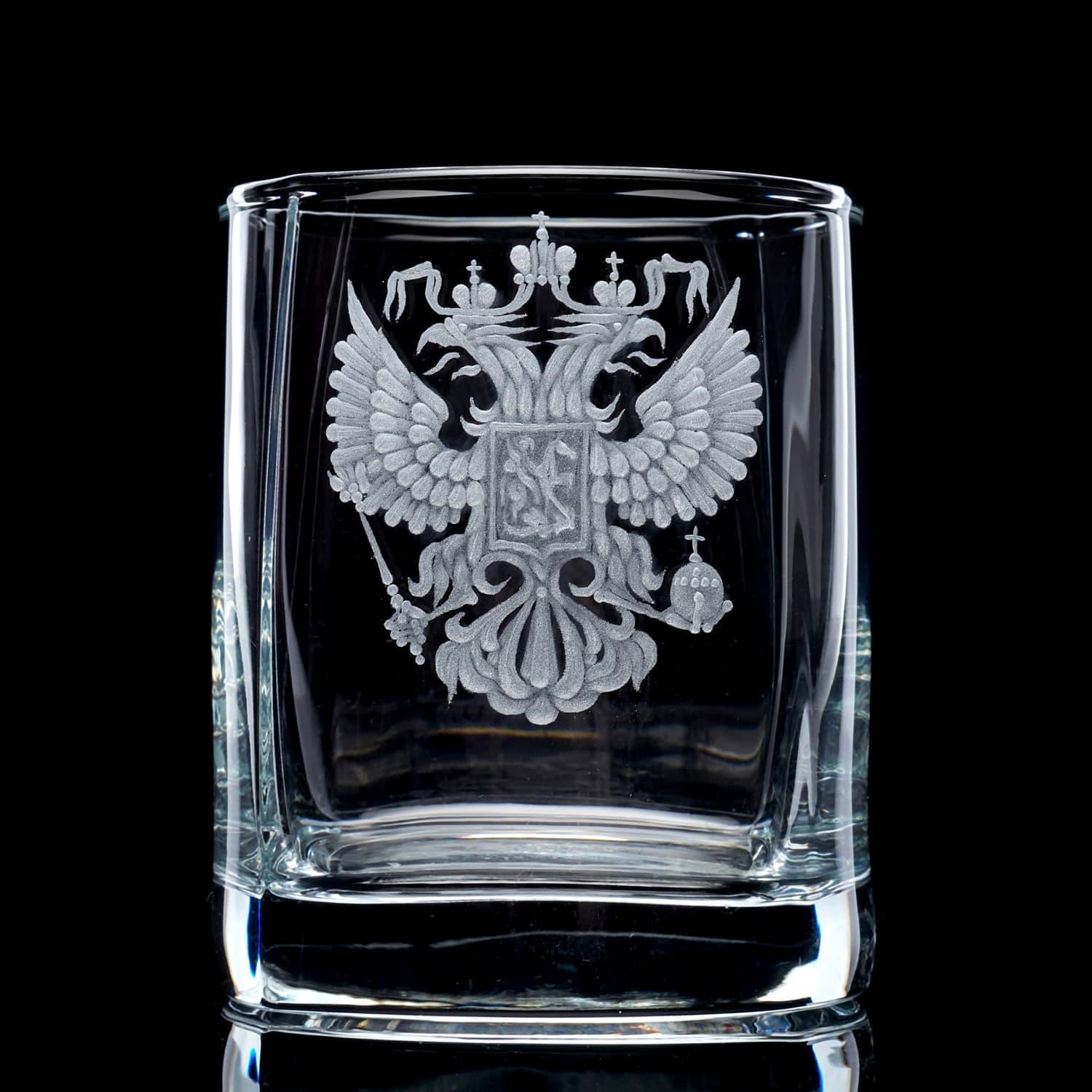 фото Стакан для виски «герб рф». 275 мл. russia the great