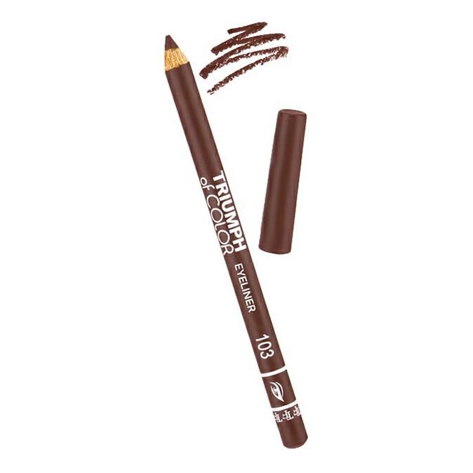 Карандаш для глаз Triumph Of Color 103 темный коричневый 15 г tf cosmetics карандаш для глаз triumph of color тон 104 taupe серый коричневый