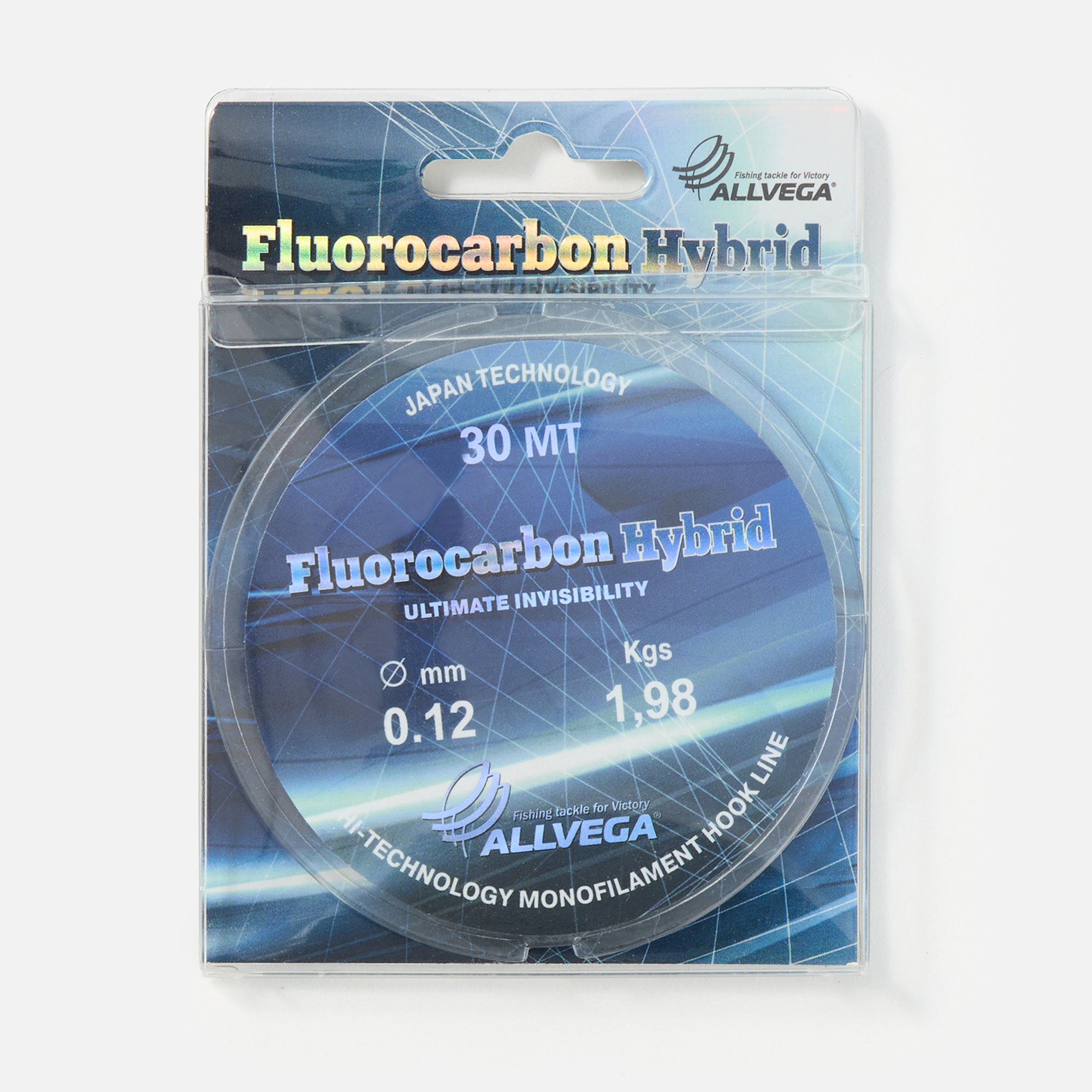 

Леска Allvega Fluorocarbon Hybrid монофильная, 0,12 мм, 1,98 кг, LFH3012, Прозрачный