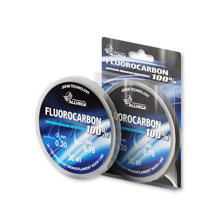 Леска Allvega FX Fluorocarbon монофильная, 0,20 мм, 4,64 кг, LFX3020