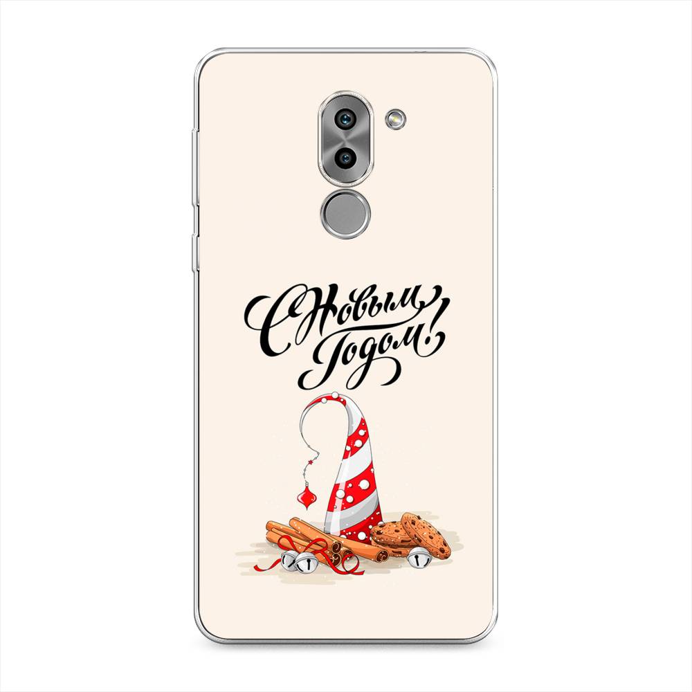

Чехол на Honor 6X "Подарки на Новый Год", Бежевый;красный;черный, 60750-5