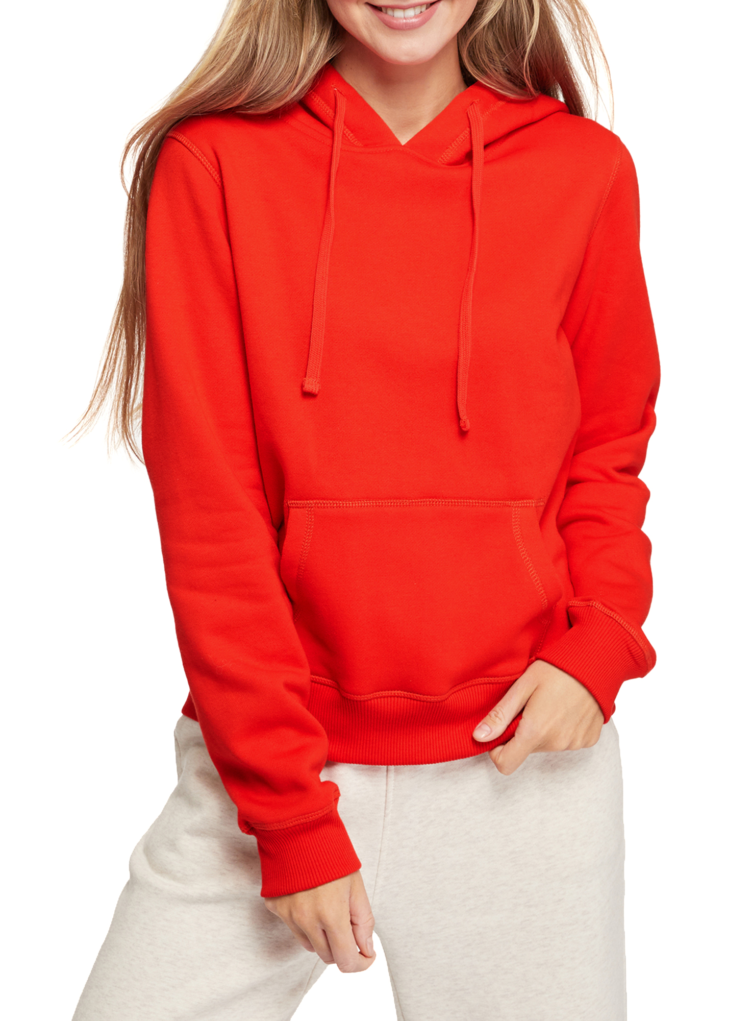 

Худи женское oodji 15401004-2B красное 2XL, 15401004-2B