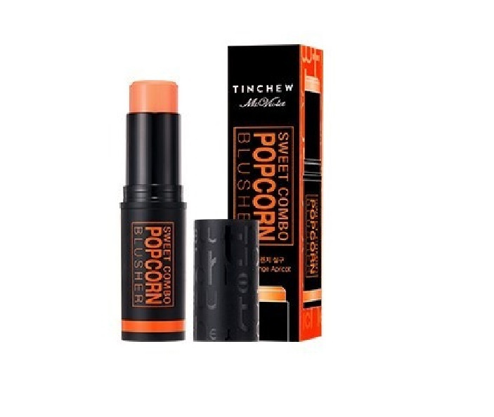 

Кремовый стик-румяна для лица Tinchew Sweet Combo Popcorn Blusher #2 Orange Apricot, Румяна для лица