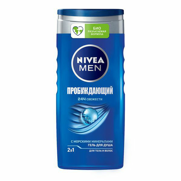 Гель для душа Nivea Men пробуждающий 250 мл