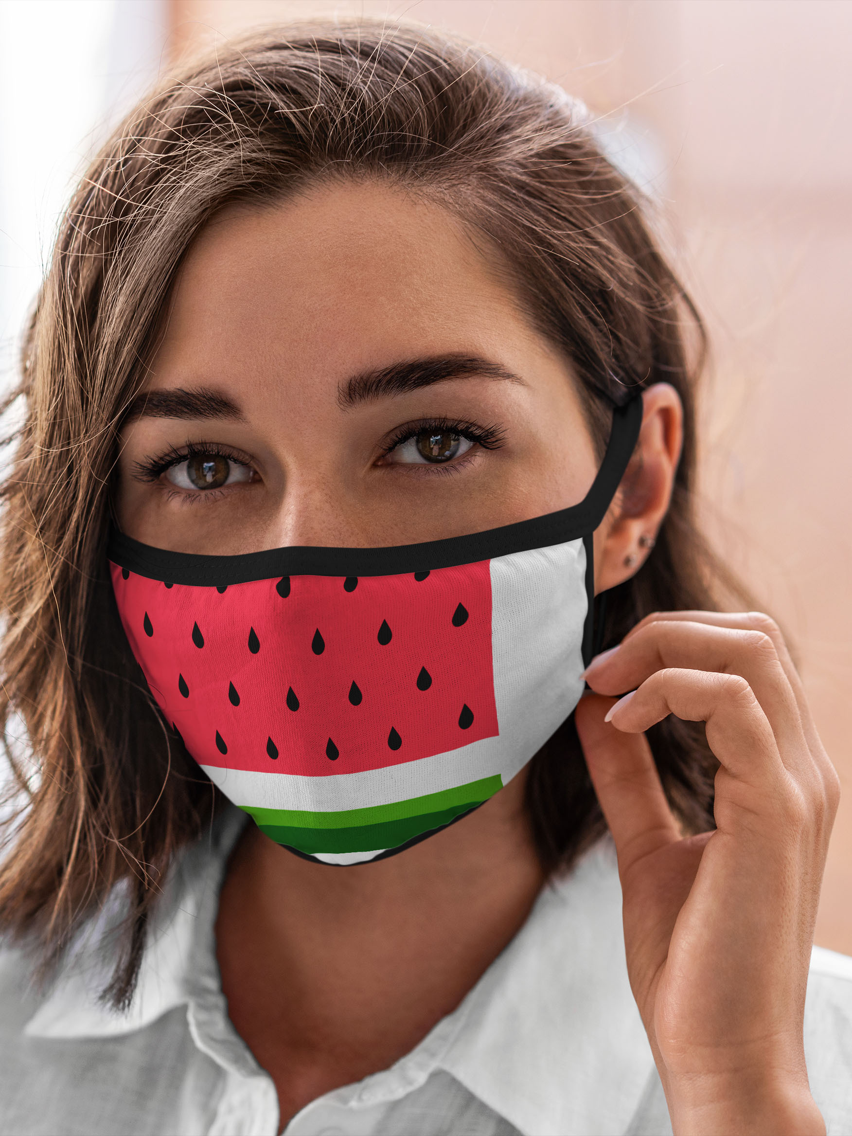 

Многоразовая маска унисекс Burnettie Лето Арбуз, Разноцветный, Лето Арбуз