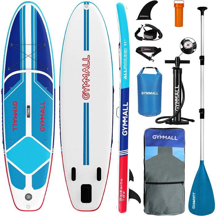 Надувная доска Sup-board Gymmall1 11' сине-голубой