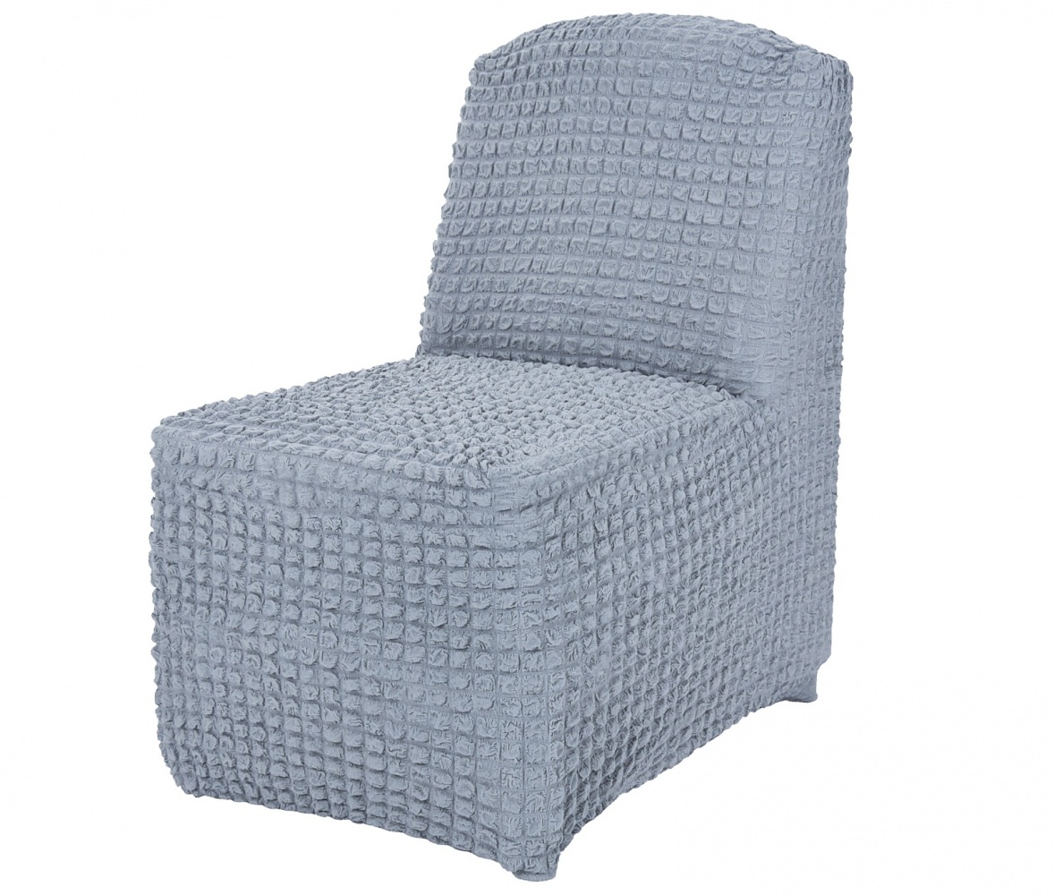 фото Чехол на кресло без подлокотников venera, цвет серый