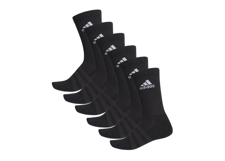 

Комплект носков унисекс adidas Cushioned Crew черных 3XL, Черный, Cushioned Crew