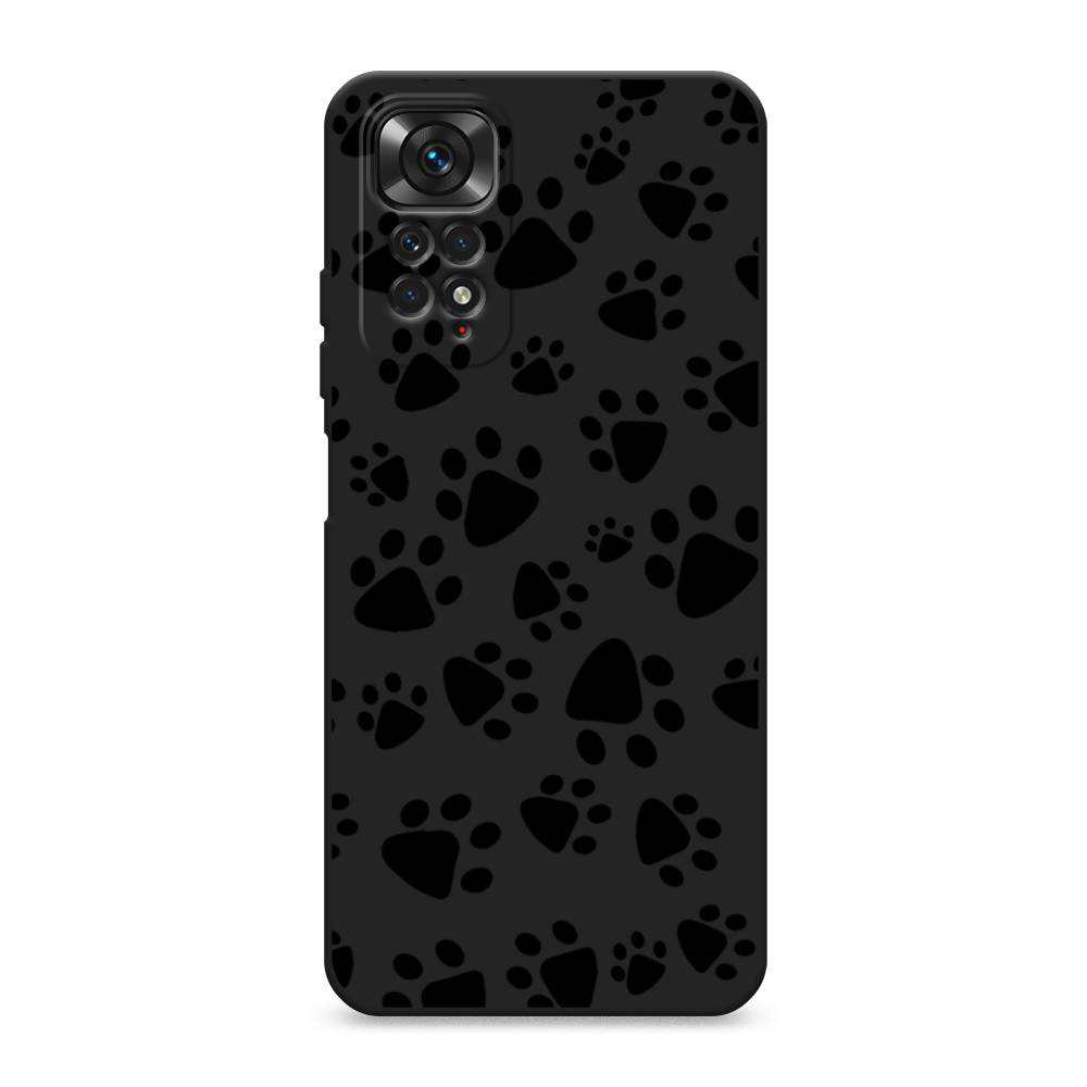 

Чехол Awog на Xiaomi Redmi Note 11 4G Global "Лапки черные", Черный