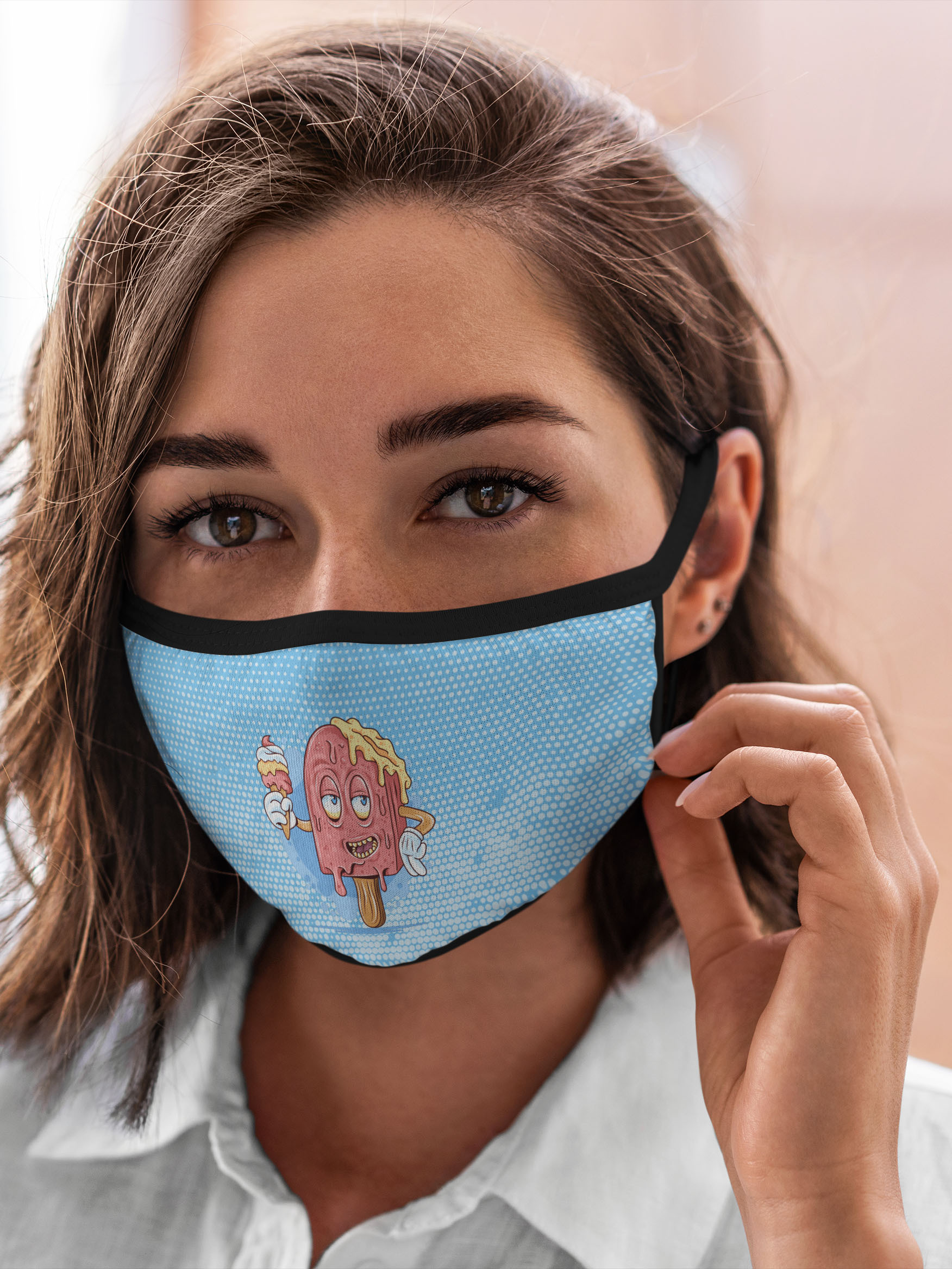 

Многоразовая маска унисекс Burnettie Еда Мороженка, Разноцветный, Еда Мороженка