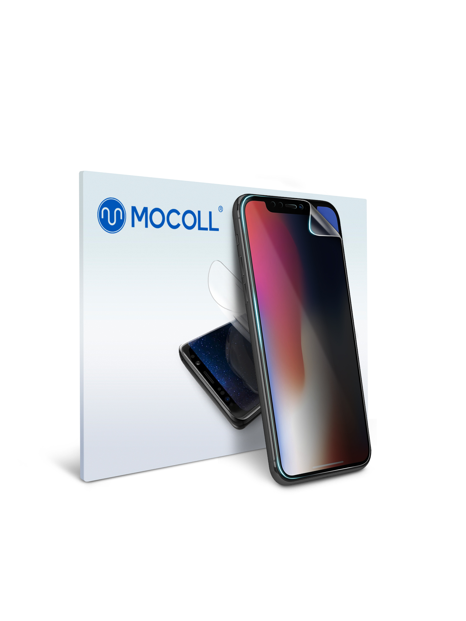 

Защитная пленка (антишпион)MOCOLL для дисплея Apple iPhone XS Max прозрачная