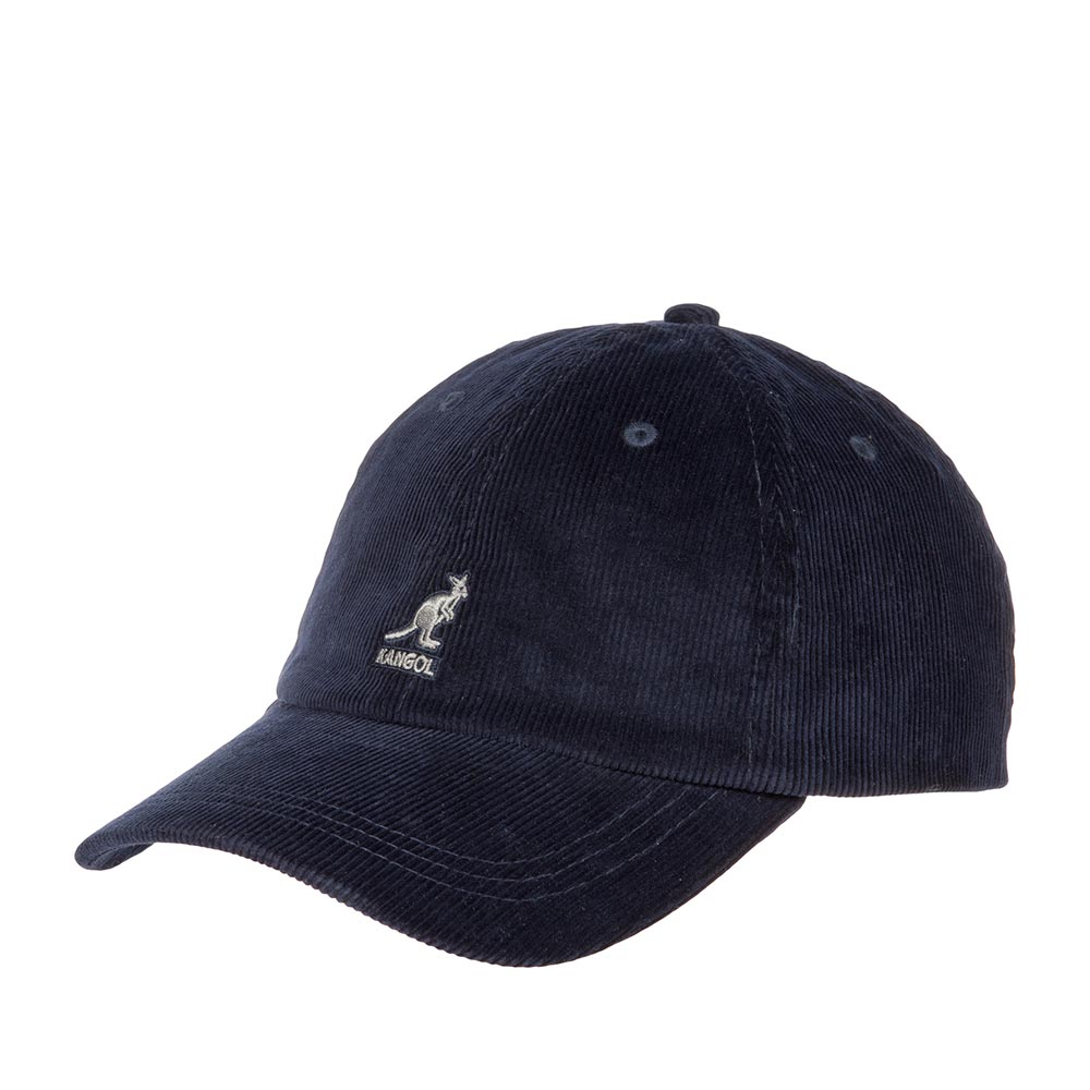 Бейсболка унисекс KANGOL K5206HT Cord Baseball темно-синяя, one size