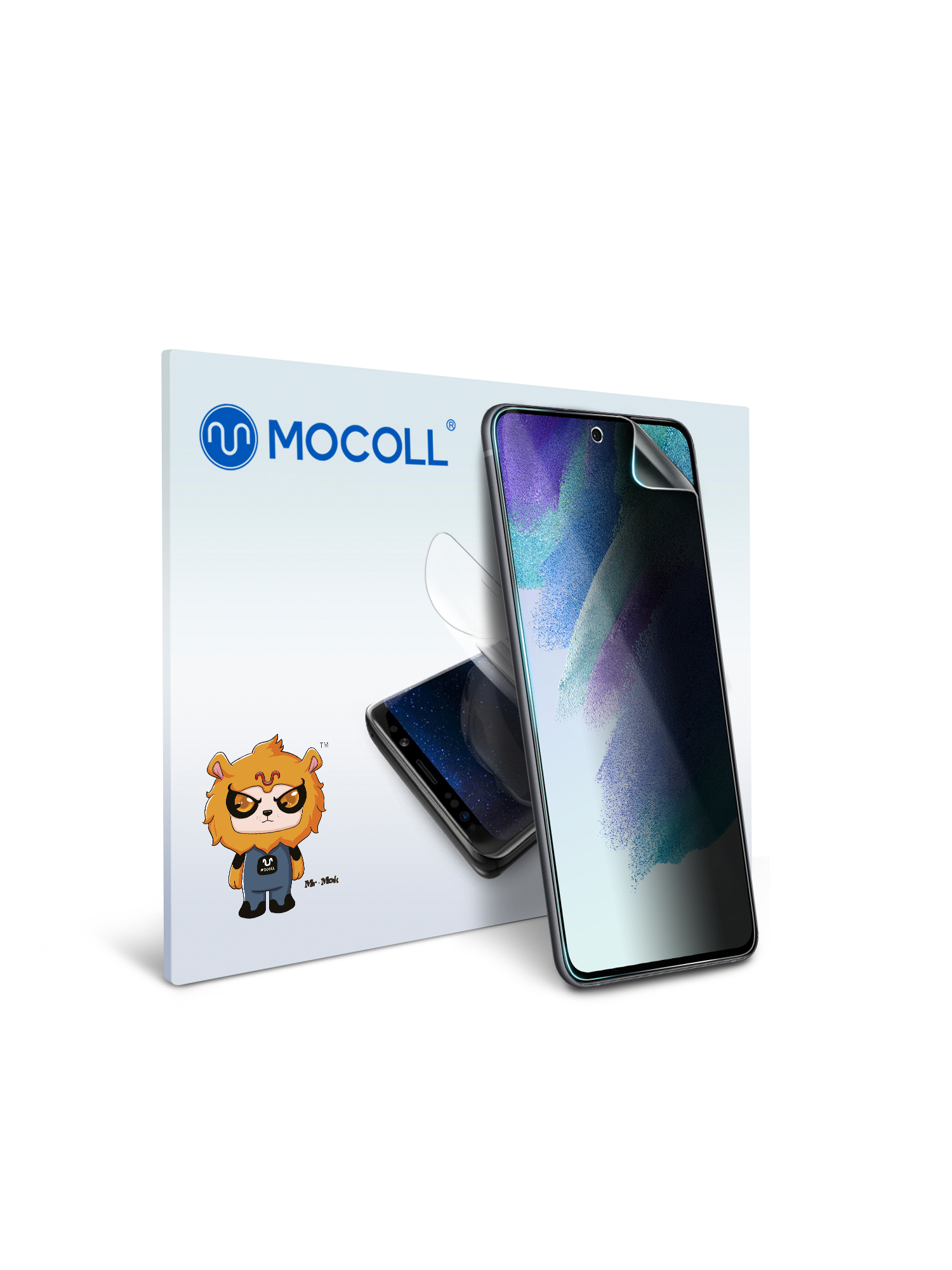 

Защитная пленка (антишпион)MOCOLL для дисплея Samsung Galaxy S21 FE прозрачная