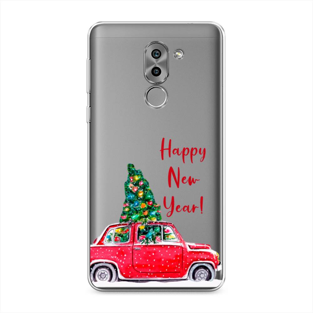 

Чехол на Honor 6X "Happy New Year", Красный;зеленый, 60750-5