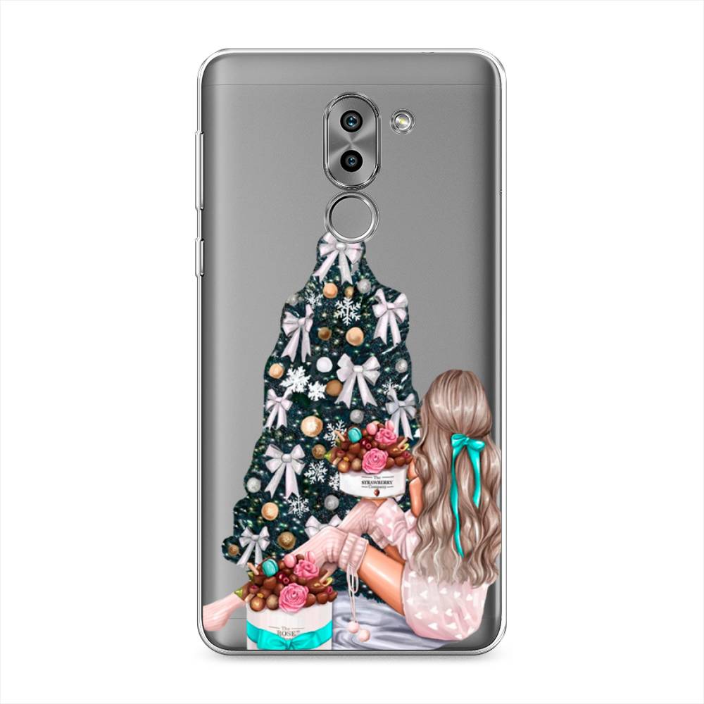 

Чехол на Honor 6X "New Year", Зеленый;бежевый;голубой, 60750-5