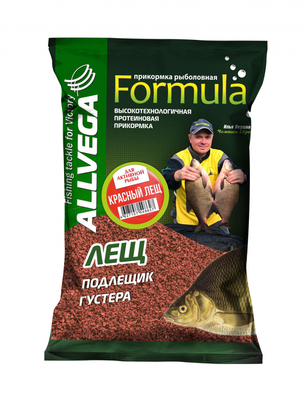 

Прикормка Allvega Formula Red Bream 0,9кг, Красный, Formula Bream