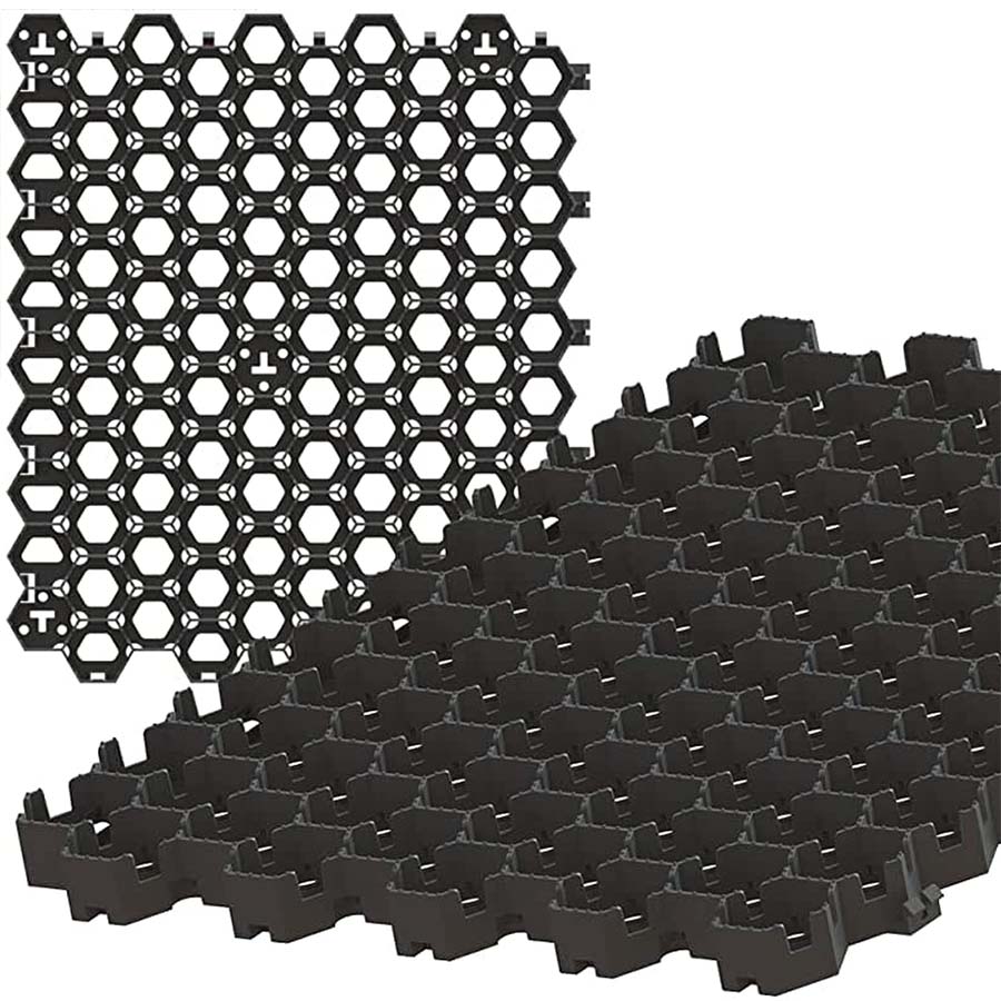 STANDARTPARK Hexarm 8102-Ч решетка газонная (580х494х30 мм) пластик, черный