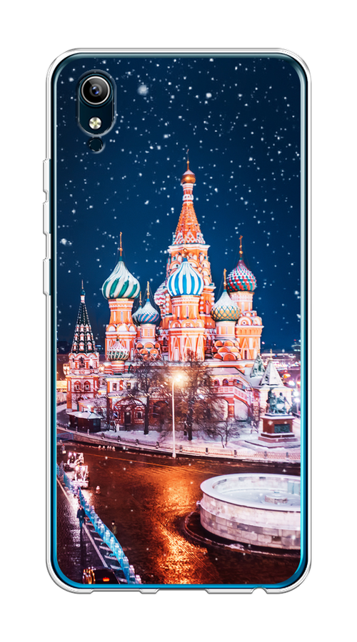 

Чехол на Vivo Y91c/Y1s "Москва 1", Коричневый;синий;белый, 263250-1