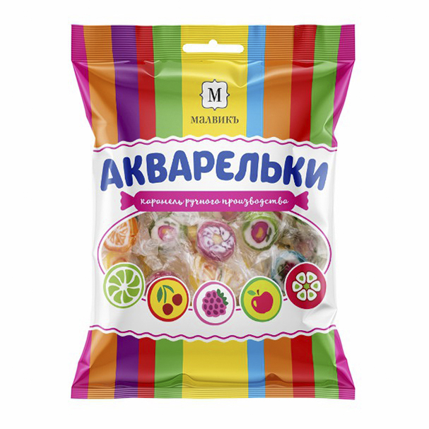 Карамель Малвикъ Акварельки ассорти 250 г