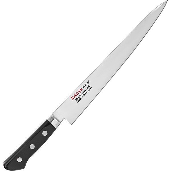 Нож кухонный слайсер односторонняя заточк L=37/24 см Sekiryu 4072485