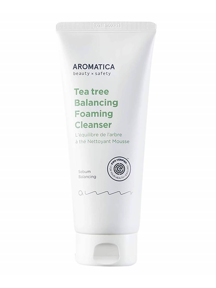 фото Очищающая пенка для жирной кожи aromatica tea tree balancing foaming cleanser (180 г)