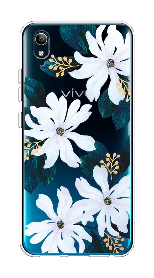 

Чехол на Vivo Y91c/Y1s "Delilah Flower", Зеленый;белый, 263250-1