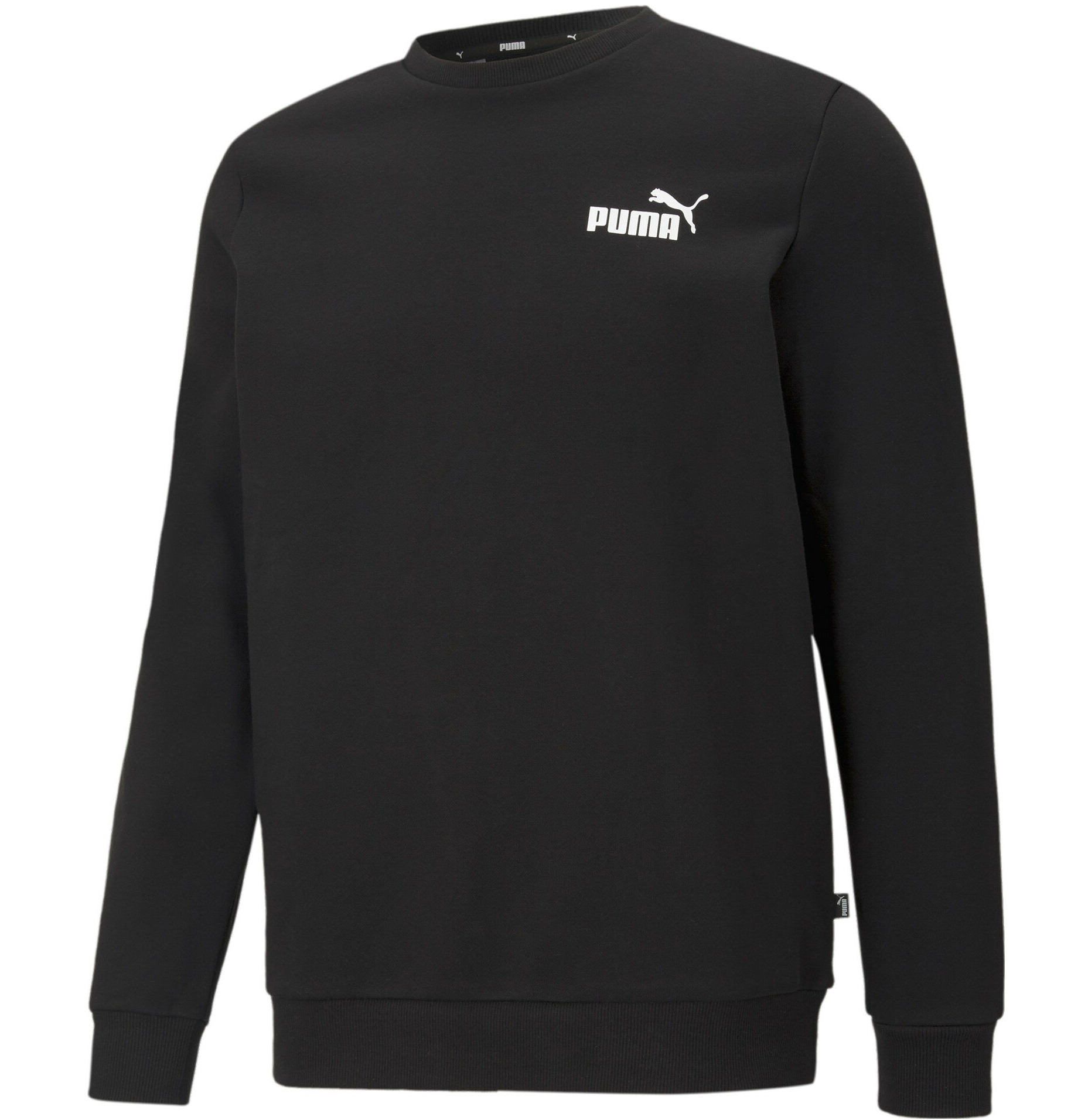 

Свитшот мужской PUMA 58668201 черный XS, Essential Small Logo Crew Fl