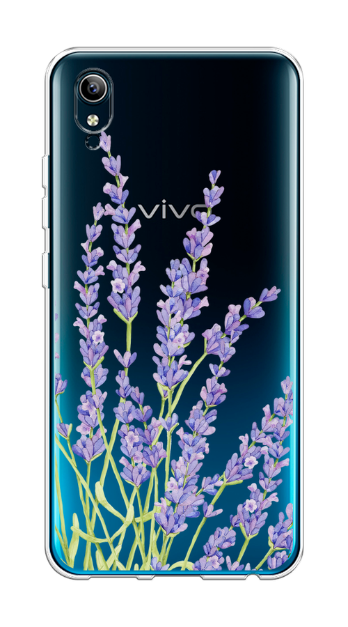 

Чехол на Vivo Y91c/Y1s "Лавандовые стебли", Фиолетовый;зеленый, 263250-1