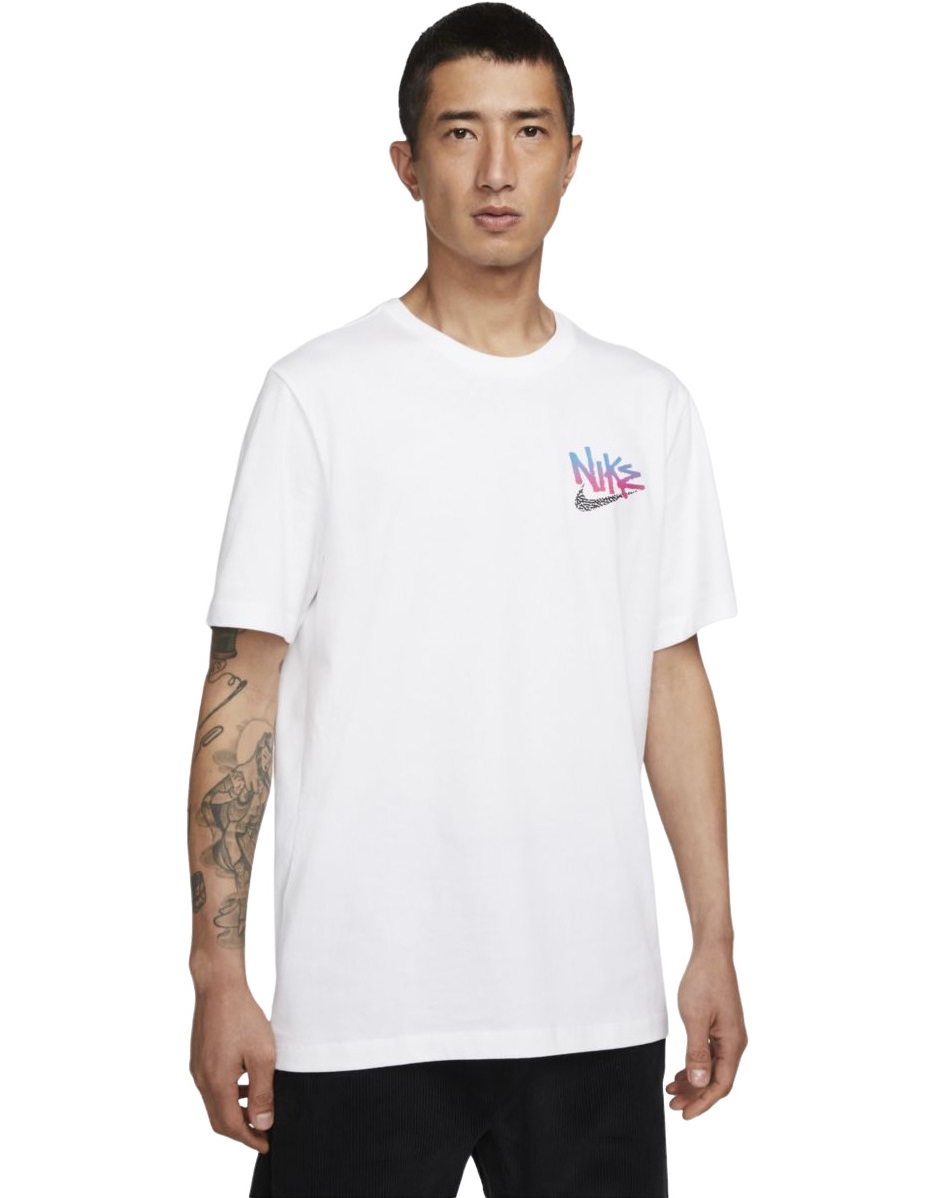 

Футболка мужская Nike DQ1407-100 белая L, M Sportswear Si Open Tee 2
