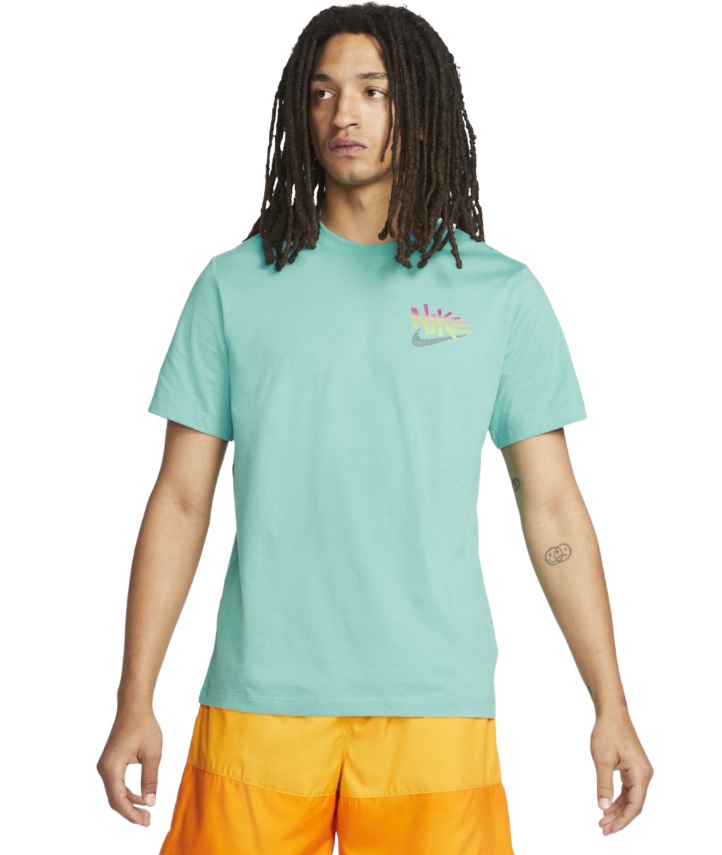 

Футболка мужская Nike DQ1407-392 зеленая L, M Sportswear Si Open Tee 2