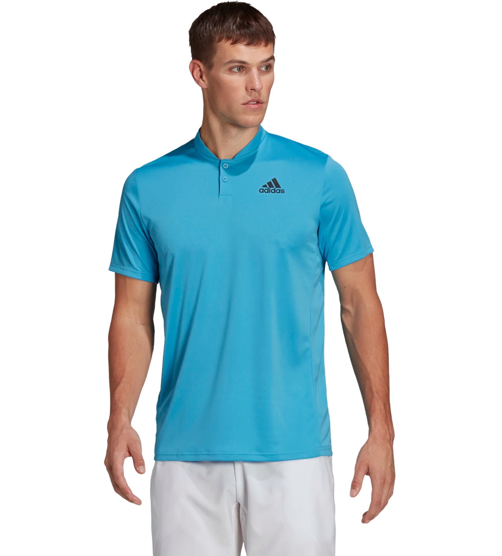 

Футболка мужская Adidas HF1812 голубая 2XL, Club Henley