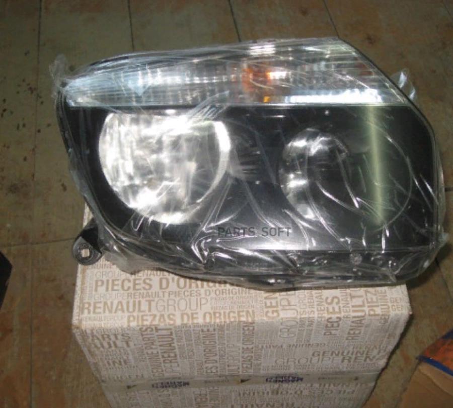 

RENAULT 260609877R Фара RENAULT: DUSTER 10- лев.(темн. низ)