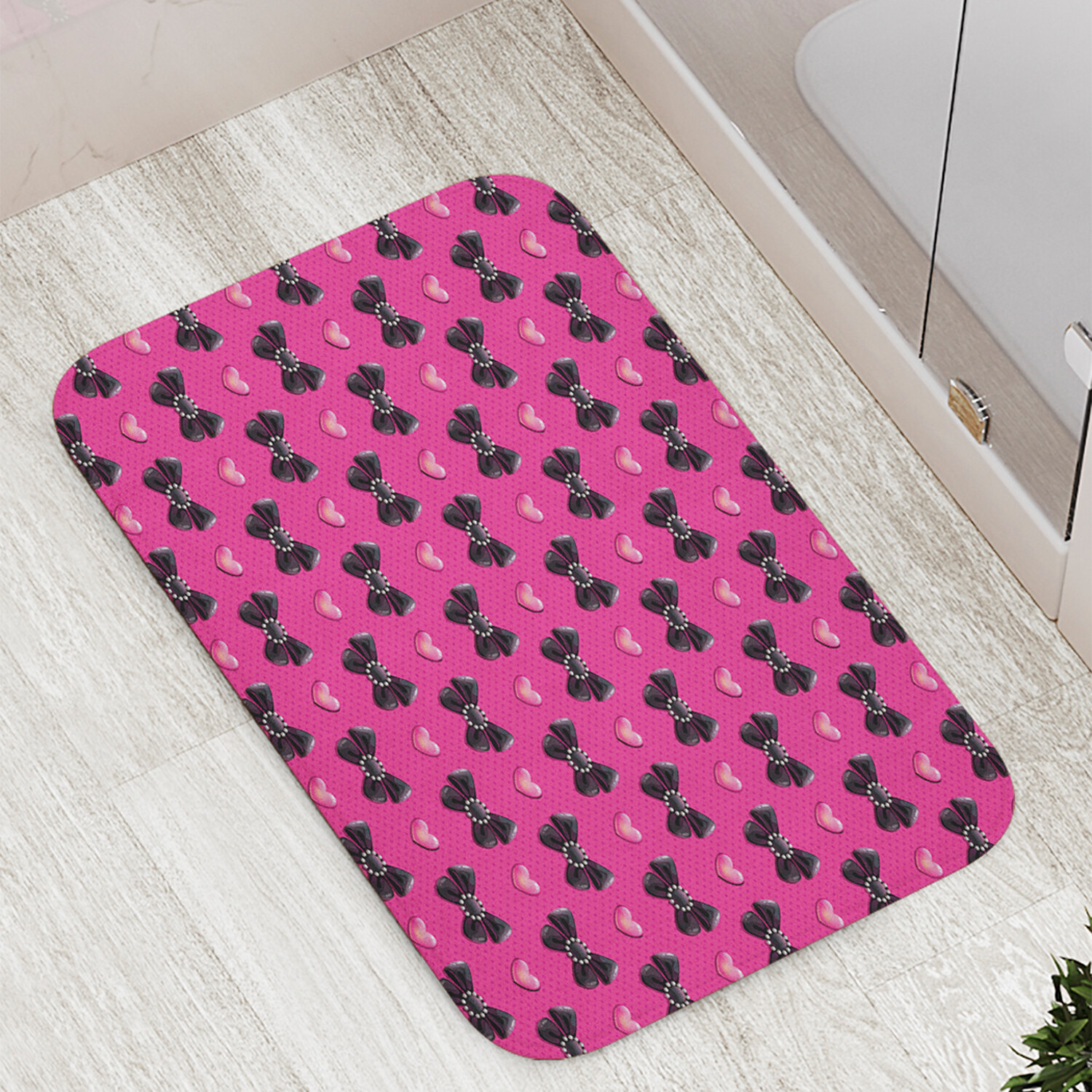 

Коврик противоскользящий JoyArty "Бабочка танцора" для ванной сауны бассейна 77х52 см, Бабочка танцора