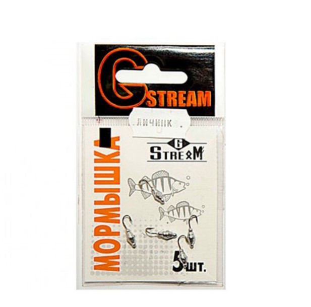 

Мормышка свинцовая G-Stream Личинка, Серебристый